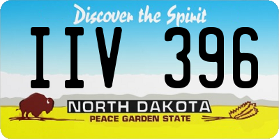 ND license plate IIV396