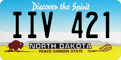 ND license plate IIV421