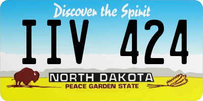 ND license plate IIV424