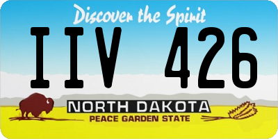 ND license plate IIV426