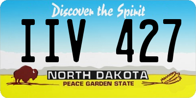 ND license plate IIV427