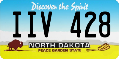 ND license plate IIV428