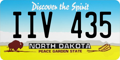 ND license plate IIV435