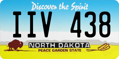 ND license plate IIV438