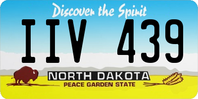 ND license plate IIV439