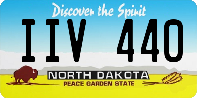 ND license plate IIV440