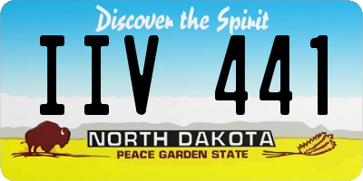 ND license plate IIV441
