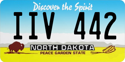 ND license plate IIV442