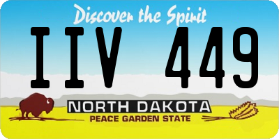 ND license plate IIV449