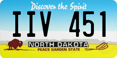 ND license plate IIV451