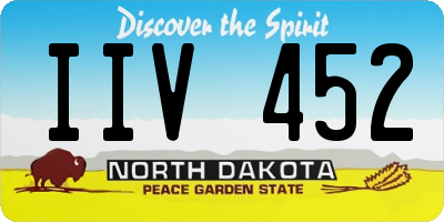 ND license plate IIV452