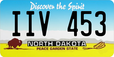 ND license plate IIV453