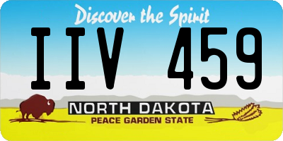 ND license plate IIV459
