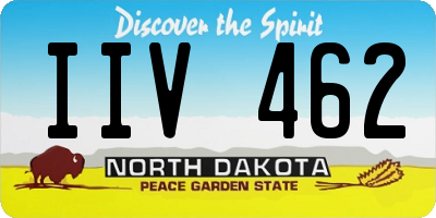 ND license plate IIV462