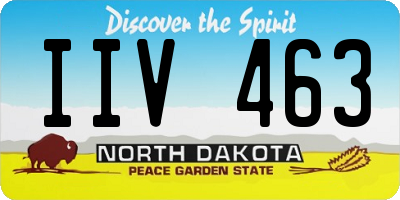 ND license plate IIV463