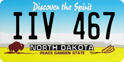 ND license plate IIV467