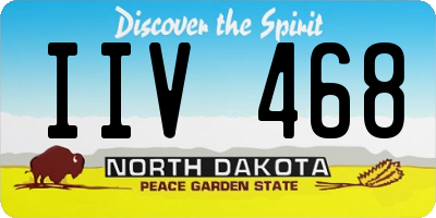 ND license plate IIV468