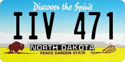 ND license plate IIV471