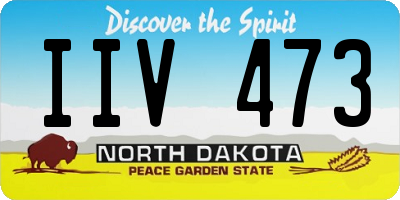 ND license plate IIV473