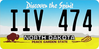 ND license plate IIV474