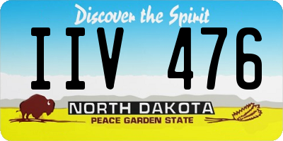 ND license plate IIV476