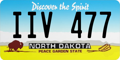 ND license plate IIV477