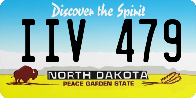ND license plate IIV479