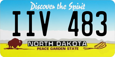ND license plate IIV483
