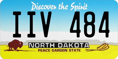 ND license plate IIV484