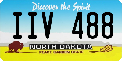 ND license plate IIV488