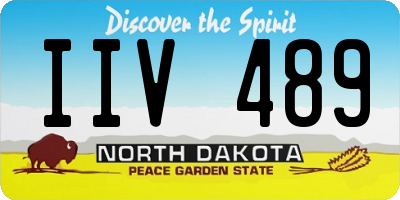 ND license plate IIV489