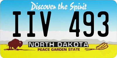 ND license plate IIV493