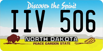 ND license plate IIV506