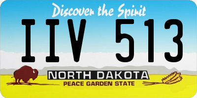 ND license plate IIV513