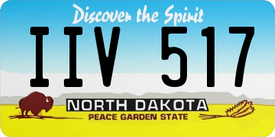 ND license plate IIV517