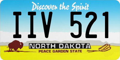 ND license plate IIV521