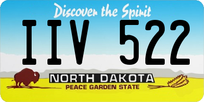 ND license plate IIV522
