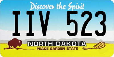ND license plate IIV523