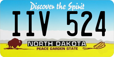 ND license plate IIV524
