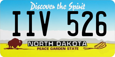 ND license plate IIV526