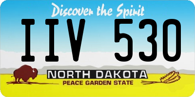 ND license plate IIV530