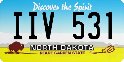 ND license plate IIV531