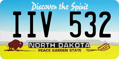 ND license plate IIV532