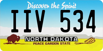 ND license plate IIV534