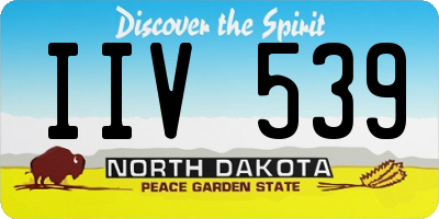 ND license plate IIV539