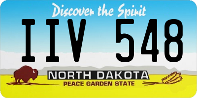 ND license plate IIV548