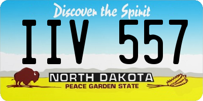 ND license plate IIV557
