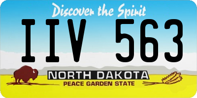 ND license plate IIV563