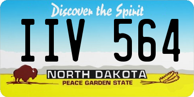 ND license plate IIV564