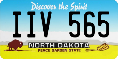 ND license plate IIV565